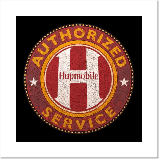 Authorized Service - Hupmobile Wall Art by Midcenturydave